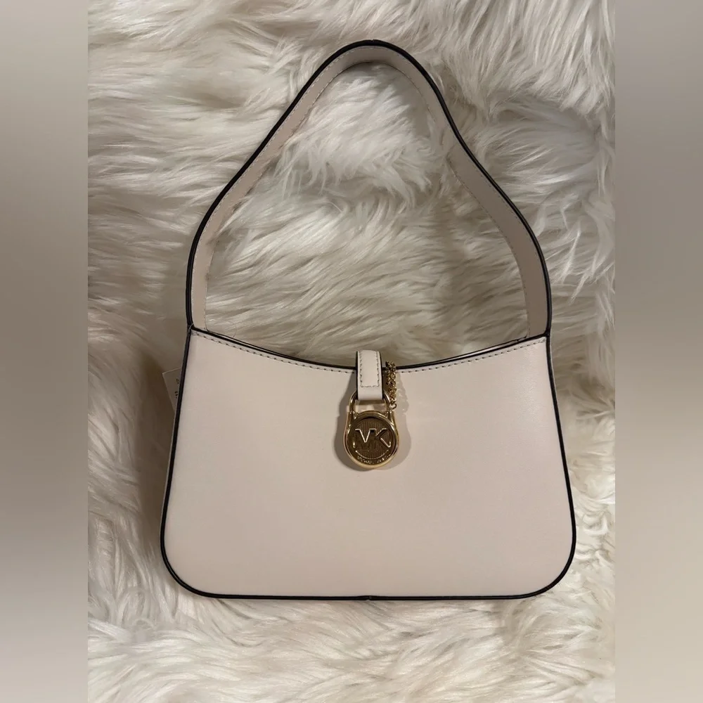 Michael Kors Lyra Small Leather Pochette NWT